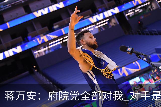 蒋万安：府院党全部对我 对手是两个沈伯洋